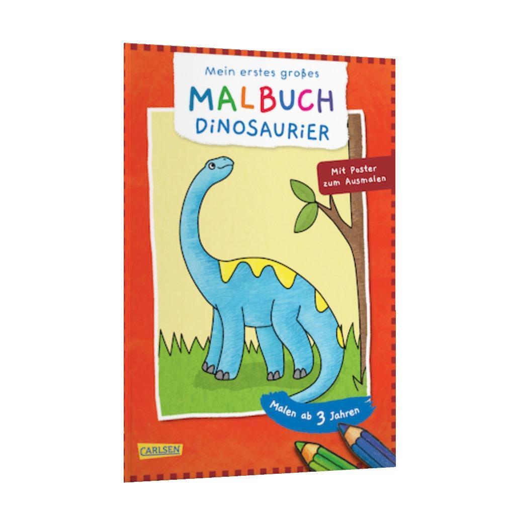 Bild: 9783551190901 | Ausmalbilder für Kita-Kinder: Mein erstes großes Malbuch: Dinosaurier