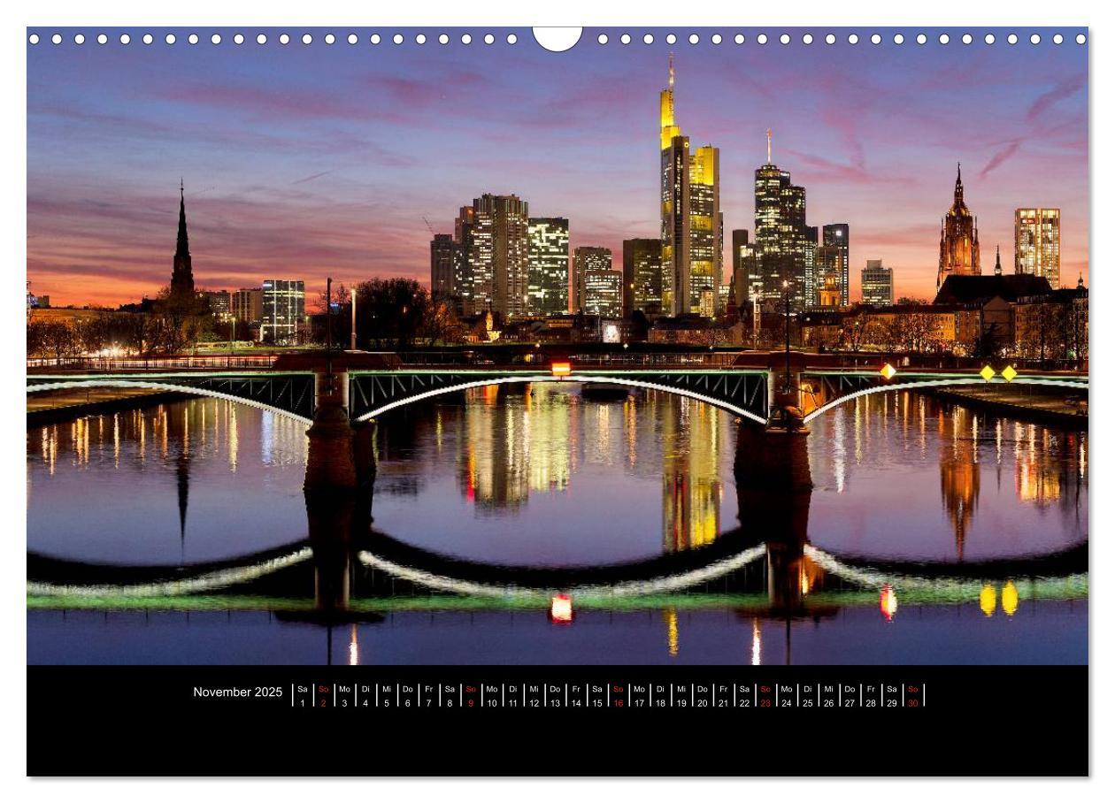 Bild: 9783435677559 | Frankfurt (Wandkalender 2025 DIN A3 quer), CALVENDO Monatskalender