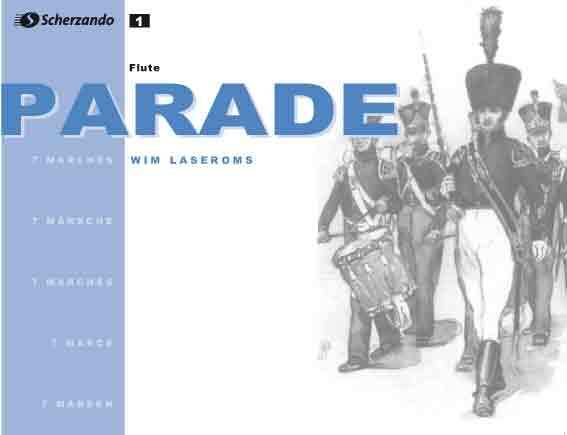 Cover: 9790035064399 | Parade (Score) | 7 Marches | Wim Laseroms | Partitur | Scherzando