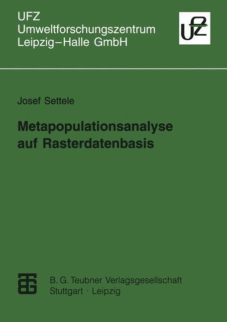 Cover: 9783815435427 | Metapopulationsanalyse auf Rasterdatenbasis | Josef Settele | Buch