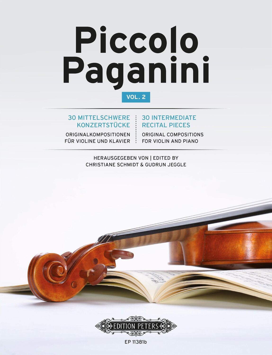 Cover: 9790014127053 | Piccolo Paganini Vol. 2 -30 Mittelschwere Konzertstücke | Verschiedene