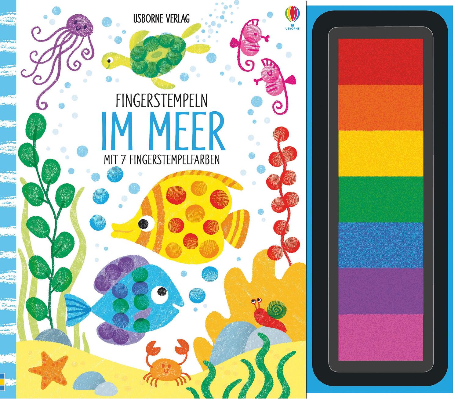 Cover: 9781789412666 | Fingerstempeln: Im Meer | Fiona Watt | Buch | Spiralbindung | Deutsch