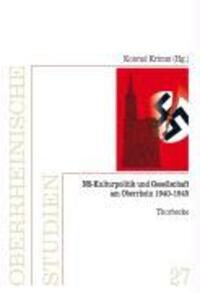 Cover: 9783799578271 | NS-Kulturpolitik und Gesellschaft am Oberrhein 1940-1945 | Buch | 2013