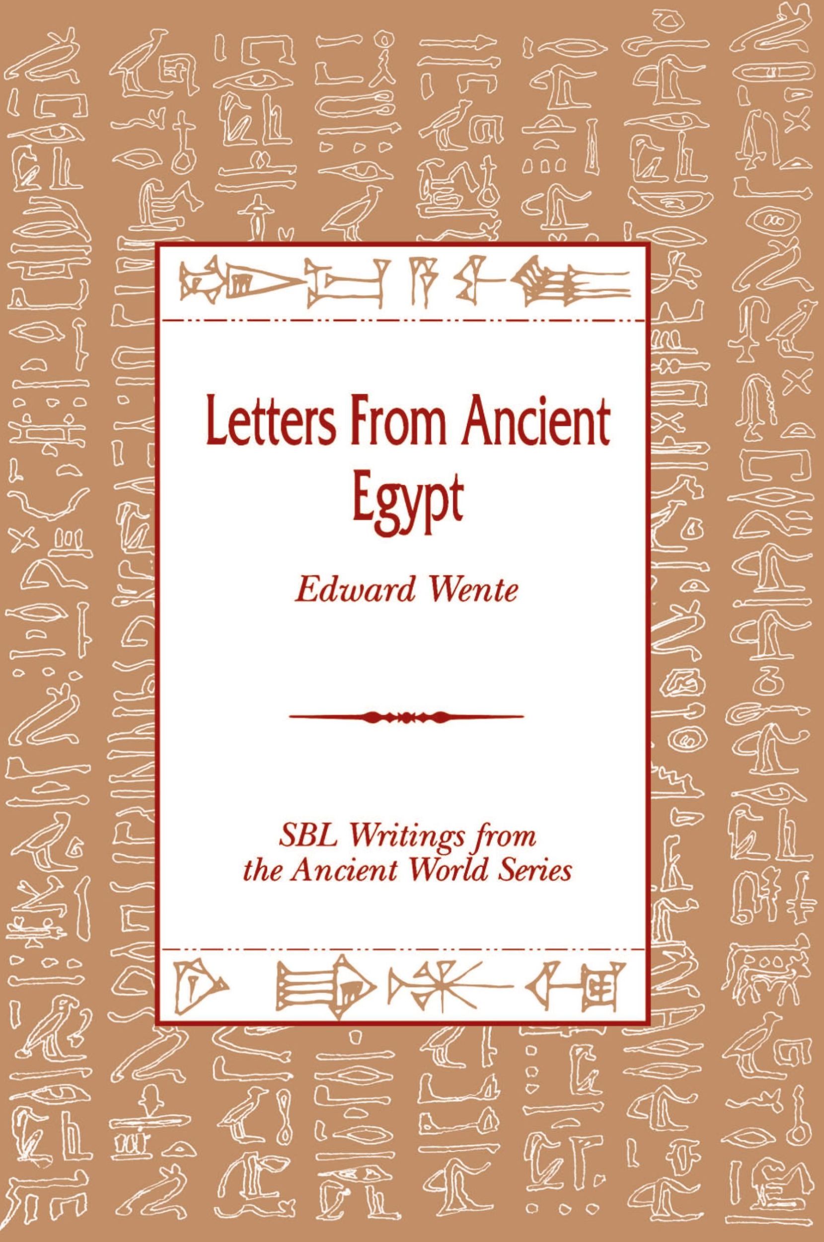 Cover: 9781555404734 | Letters from Ancient Egypt | Edward Wente | Taschenbuch | Englisch