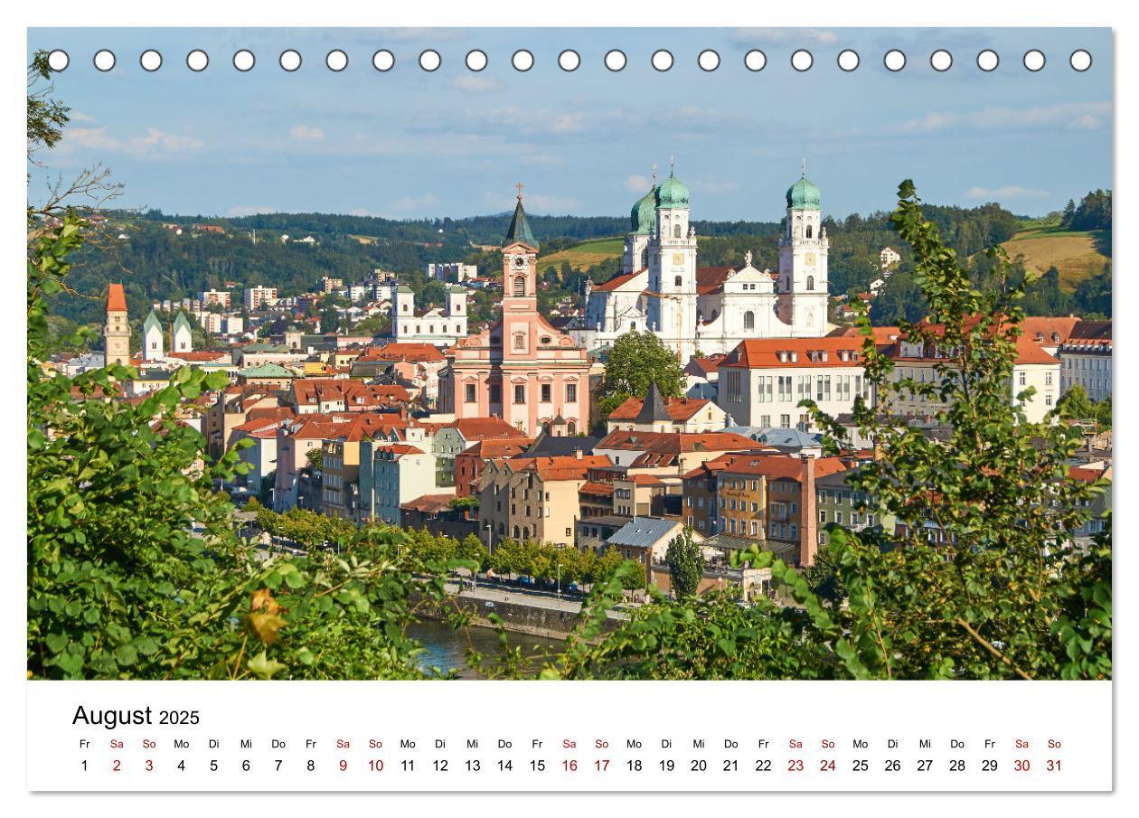 Bild: 9783435055739 | Impressionen aus Passau (Tischkalender 2025 DIN A5 quer), CALVENDO...