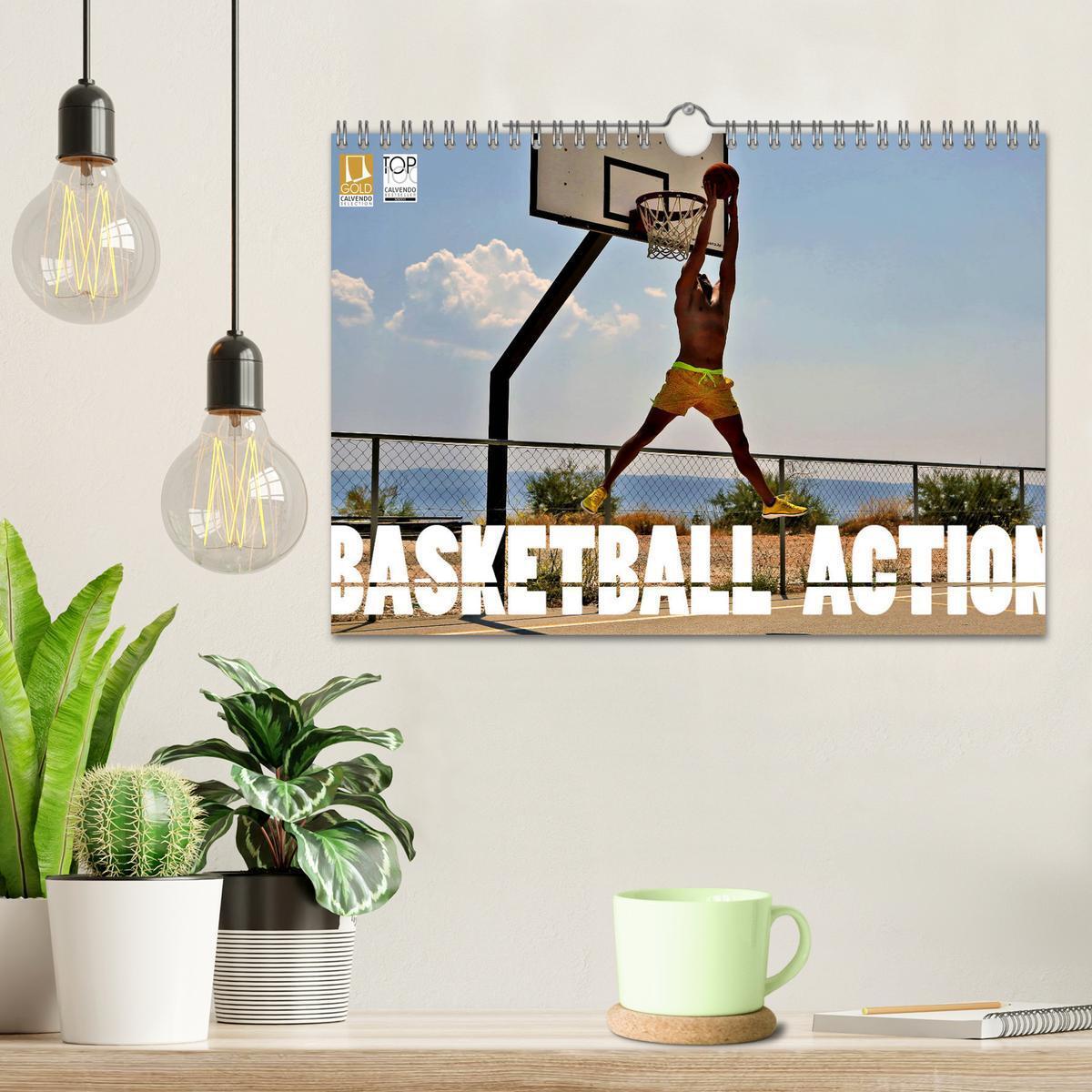 Bild: 9783435401130 | Basketball Action (Wandkalender 2025 DIN A4 quer), CALVENDO...