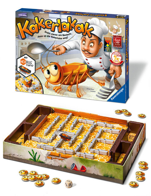 Bild: 4005556222124 | Ravensburger 22212 - Kakerlakak - Aktionsspiel mit elektronischer...