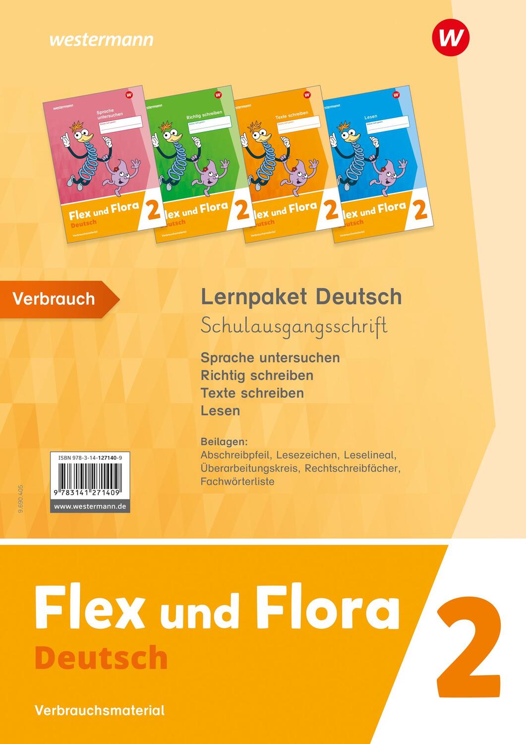 Cover: 9783141271409 | Flex und Flora. Lernpaket Deutsch 2 (Schulausgangsschrift)...