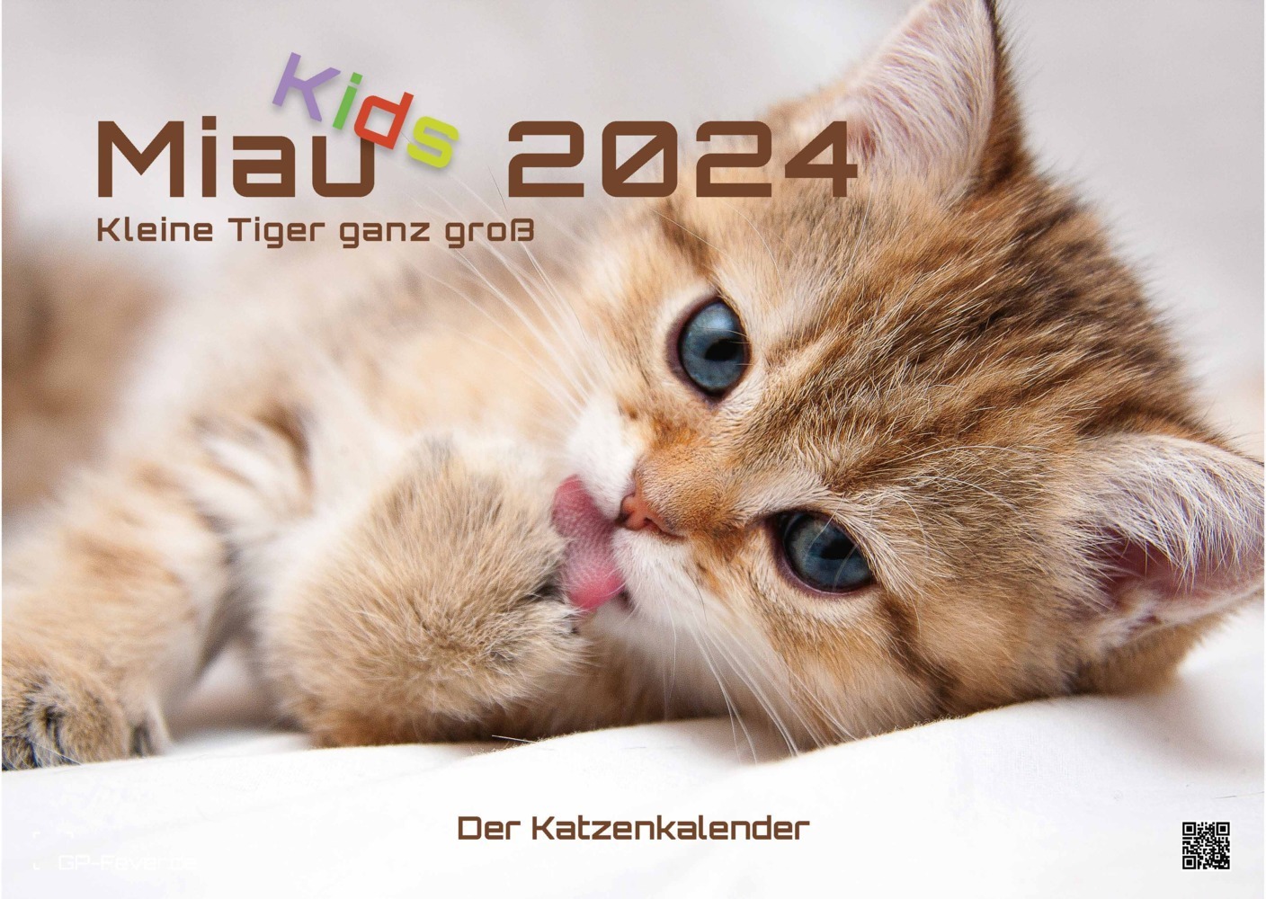 Cover: 9783986732257 | Miau Kids - kleine Tiger ganz groß - Der Katzenkalender - 2024 -...