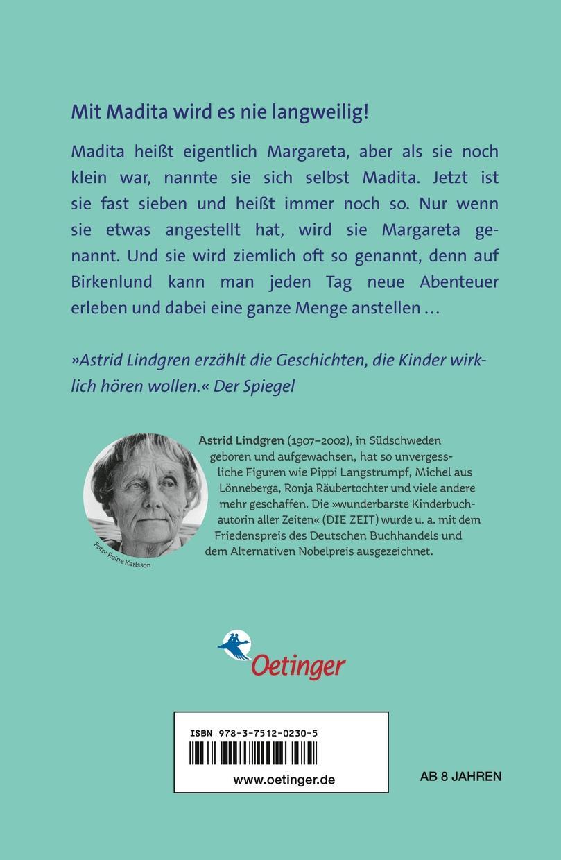 Rückseite: 9783751202305 | Madita 1 | Astrid Lindgren | Taschenbuch | Madita | 176 S. | Deutsch