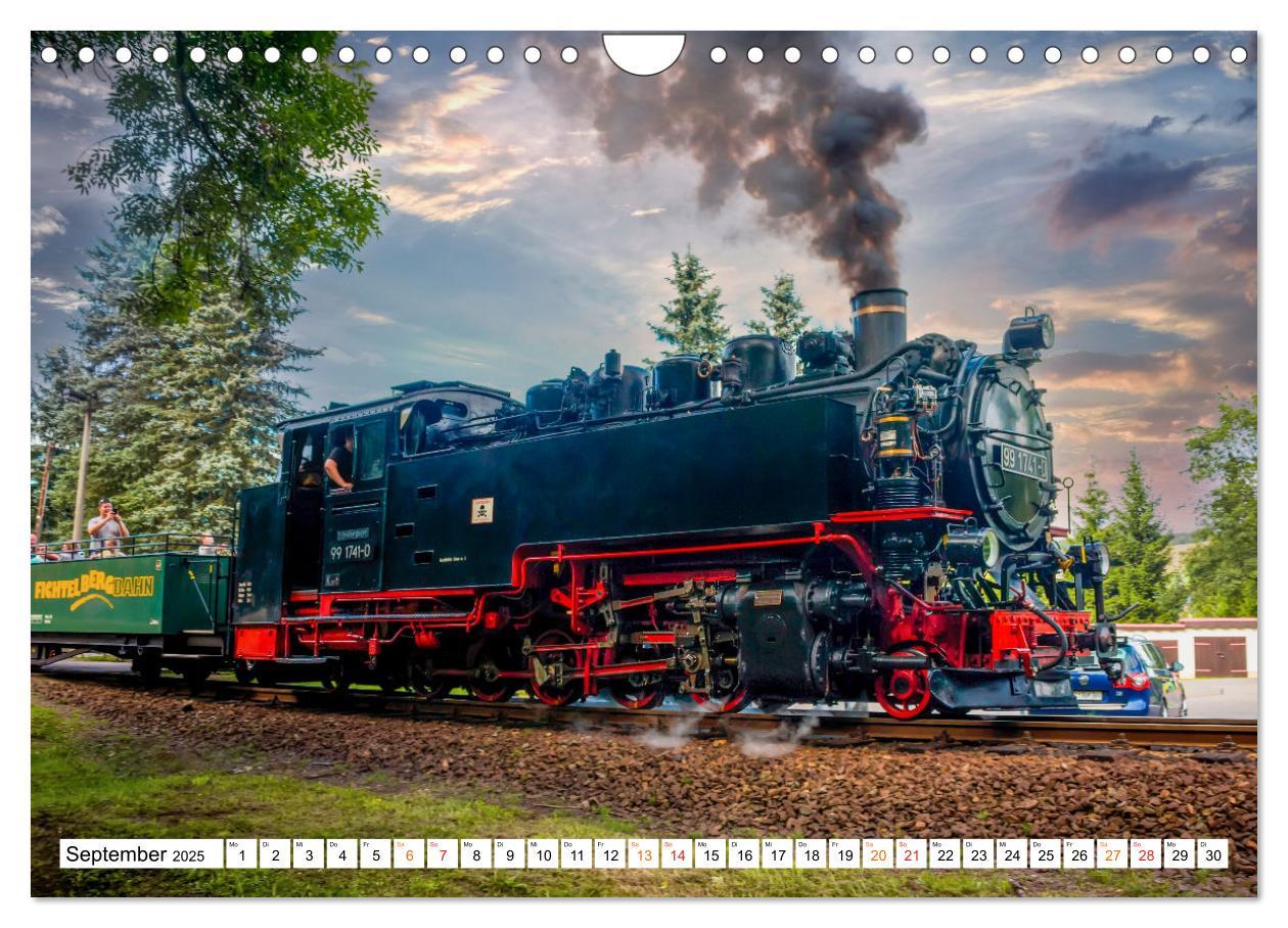 Bild: 9783383928321 | Dampflokomotiven - geliebte Kraftpakete (Wandkalender 2025 DIN A4...