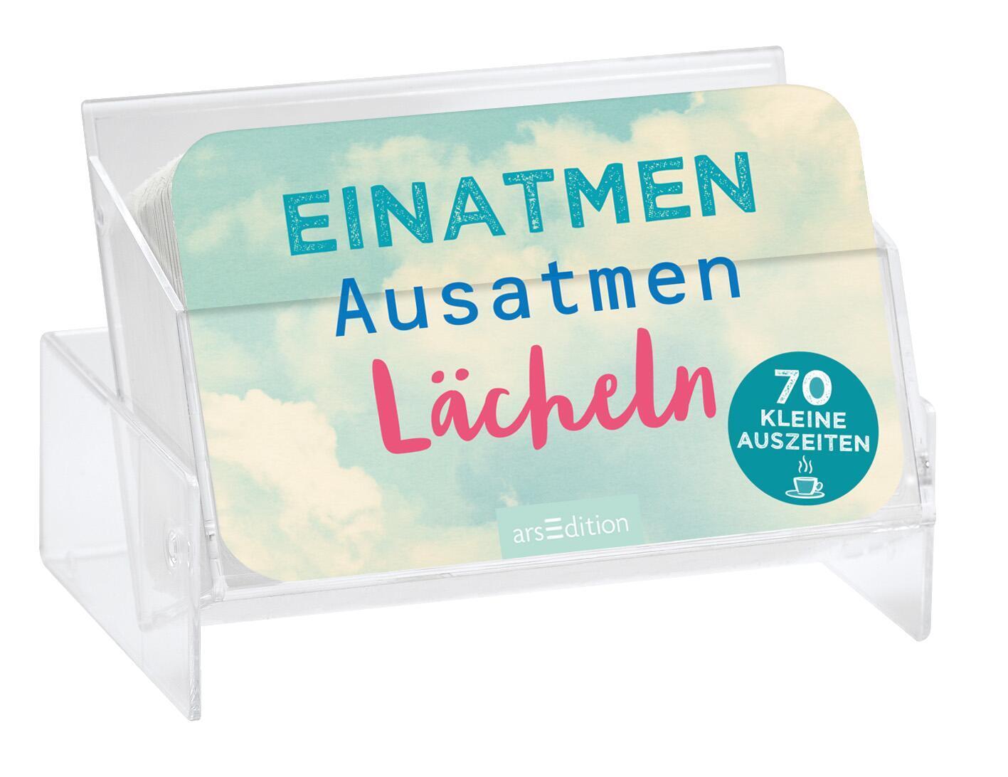 Cover: 4014489119517 | Einatmen, Ausatmen, Lächeln | 70 kleine Auszeiten | Stück | 70 S.