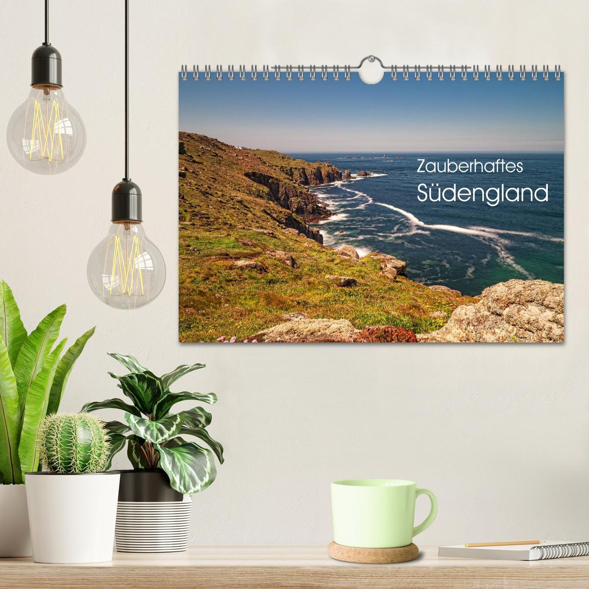 Bild: 9783435608621 | Zauberhaftes Südengland (Wandkalender 2025 DIN A4 quer), CALVENDO...