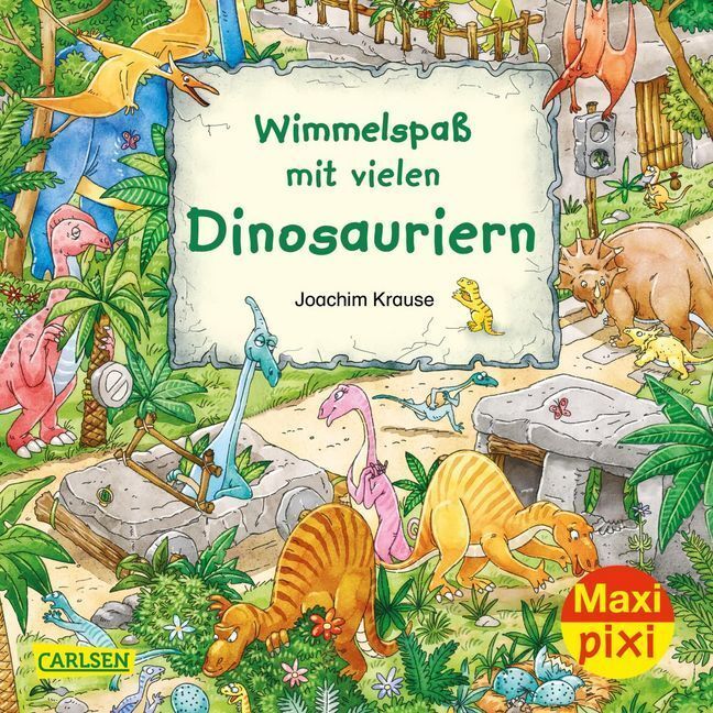 Cover: 9783551032508 | Maxi Pixi 337: Wimmelspaß mit vielen Dinosauriern | Joachim Krause