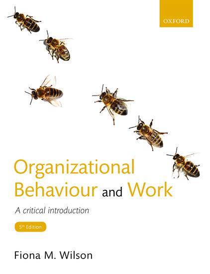 Cover: 9780198777137 | Organizational Behaviour and Work | A critical introduction | Wilson