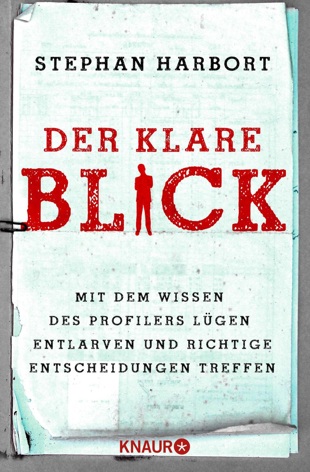 Cover: 9783426787625 | Der klare Blick | Stephan Harbort | Taschenbuch | Deutsch | 2016