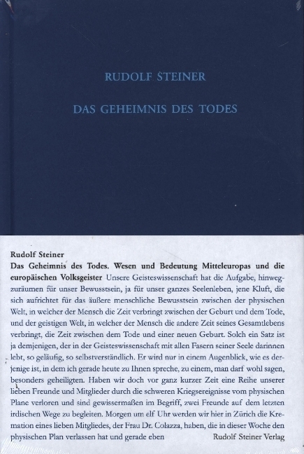 Cover: 9783727415913 | Das Geheimnis des Todes | Rudolf Steiner | Buch | 416 S. | Deutsch