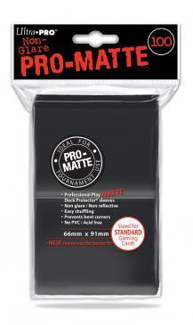 Cover: 74427845155 | Black Pro-Matte Sleeves (100) | Ultra Pro! | EAN 0074427845155