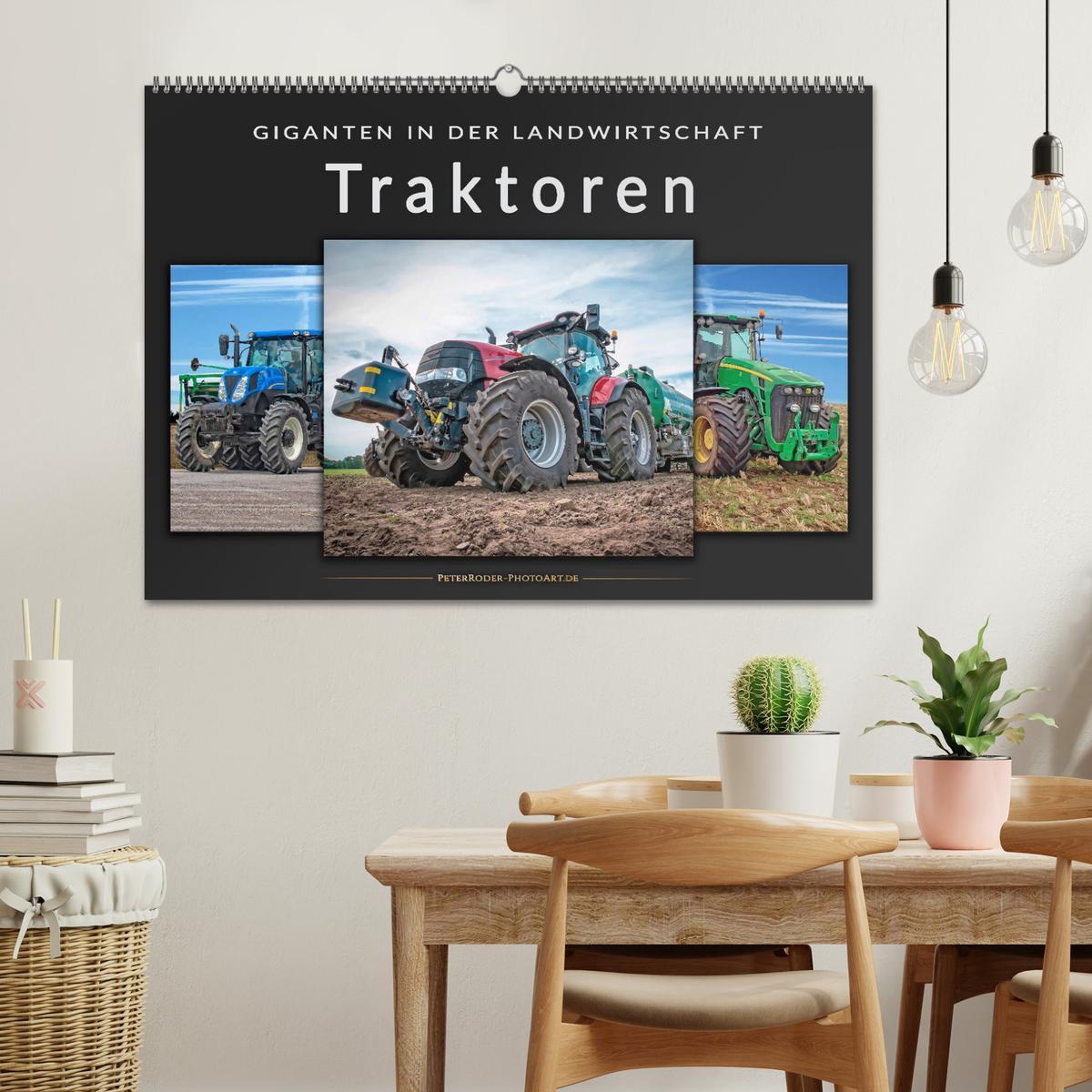 Bild: 9783435299027 | Traktoren - Giganten in der Landwirtschaft (Wandkalender 2025 DIN...