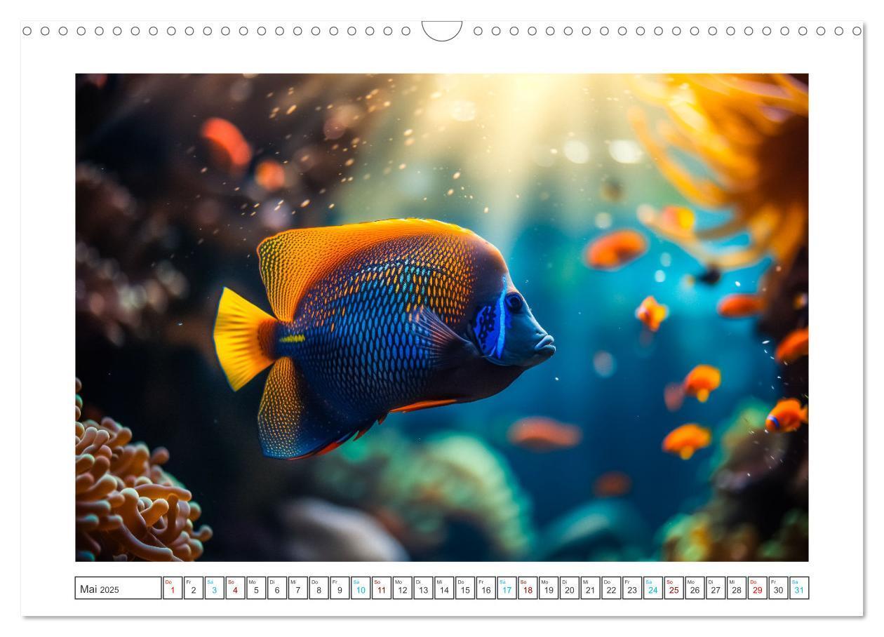 Bild: 9783383784378 | Exotische Fische (Wandkalender 2025 DIN A3 quer), CALVENDO...