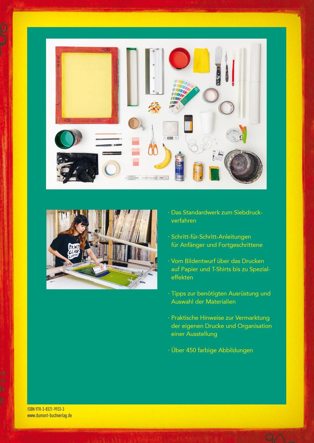 Rückseite: 9783832199333 | Siebdruck | Das Handbuch zu allen Materialien und Methoden | London