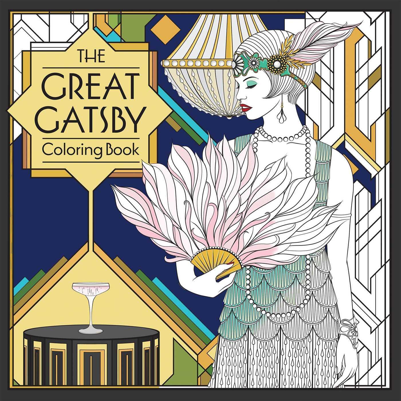 Cover: 9781645174790 | The Great Gatsby Coloring Book | F. Scott Fitzgerald | Taschenbuch