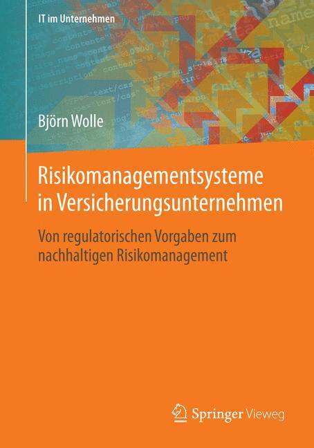Cover: 9783834819109 | Risikomanagementsysteme in Versicherungsunternehmen | Björn Wolle | xi
