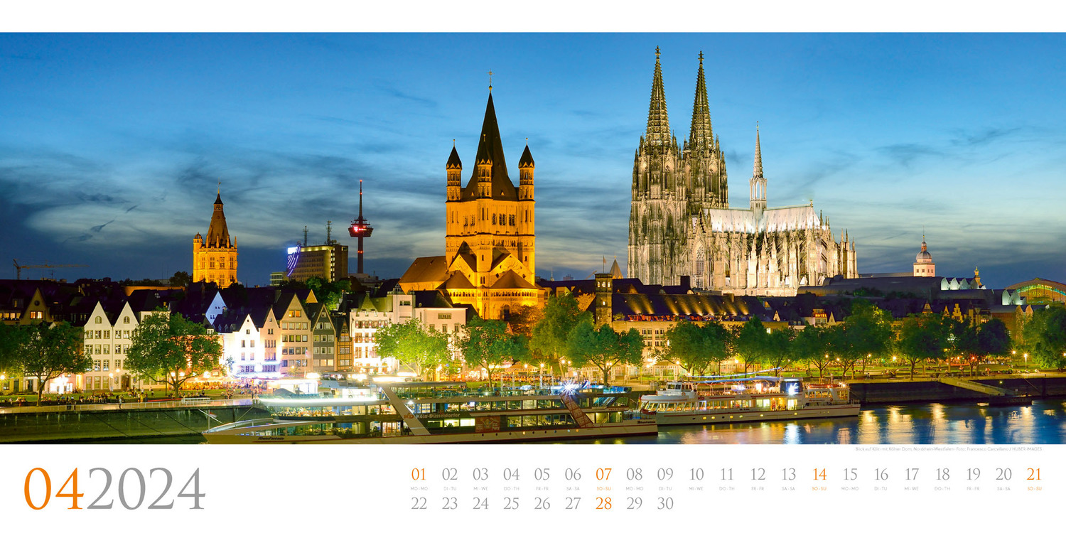 Bild: 9783838424491 | Deutschland - Panorama Kalender 2024 | Ackermann Kunstverlag | 14 S.