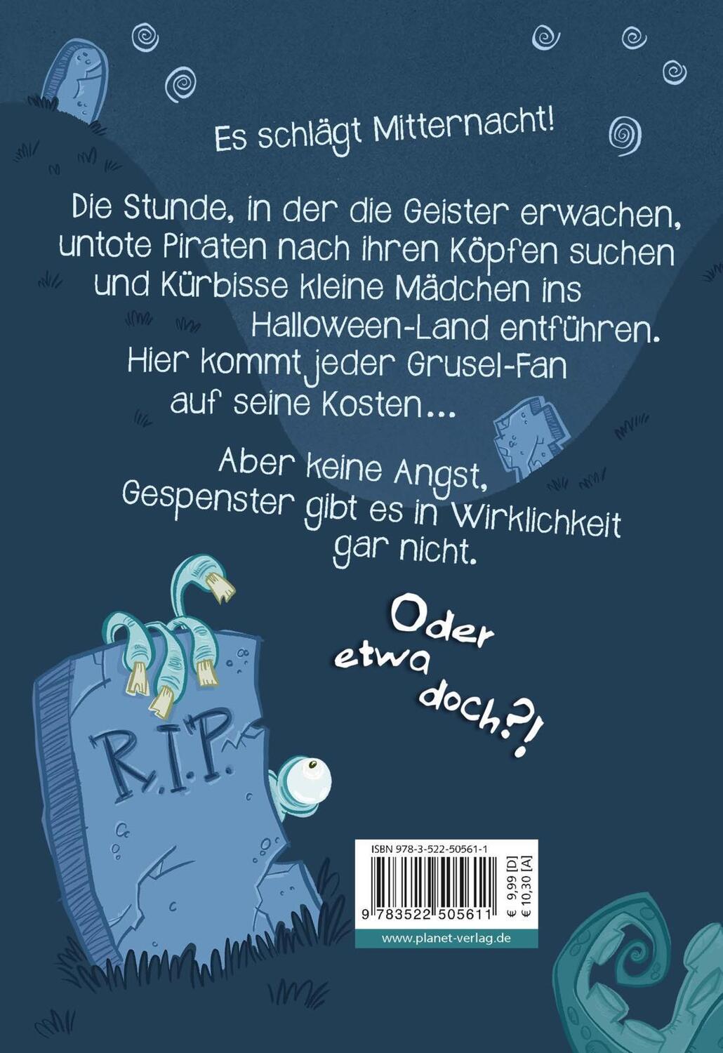 Rückseite: 9783522505611 | Geisterstunde | Acht gruselige Spukgeschichten | Wekwerth (u. a.)