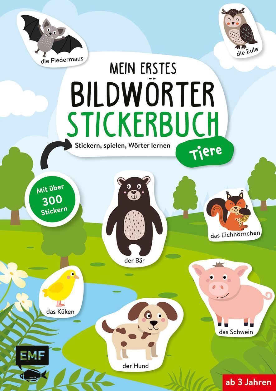 Cover: 9783960932208 | Mein erstes Bildwörter-Stickerbuch - Tiere | Taschenbuch | Deutsch