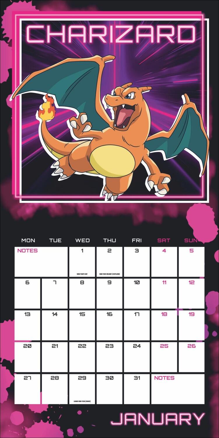 Bild: 9783840196706 | Pokémon Broschurkalender 2025 | Heye | Kalender | 28 S. | Englisch