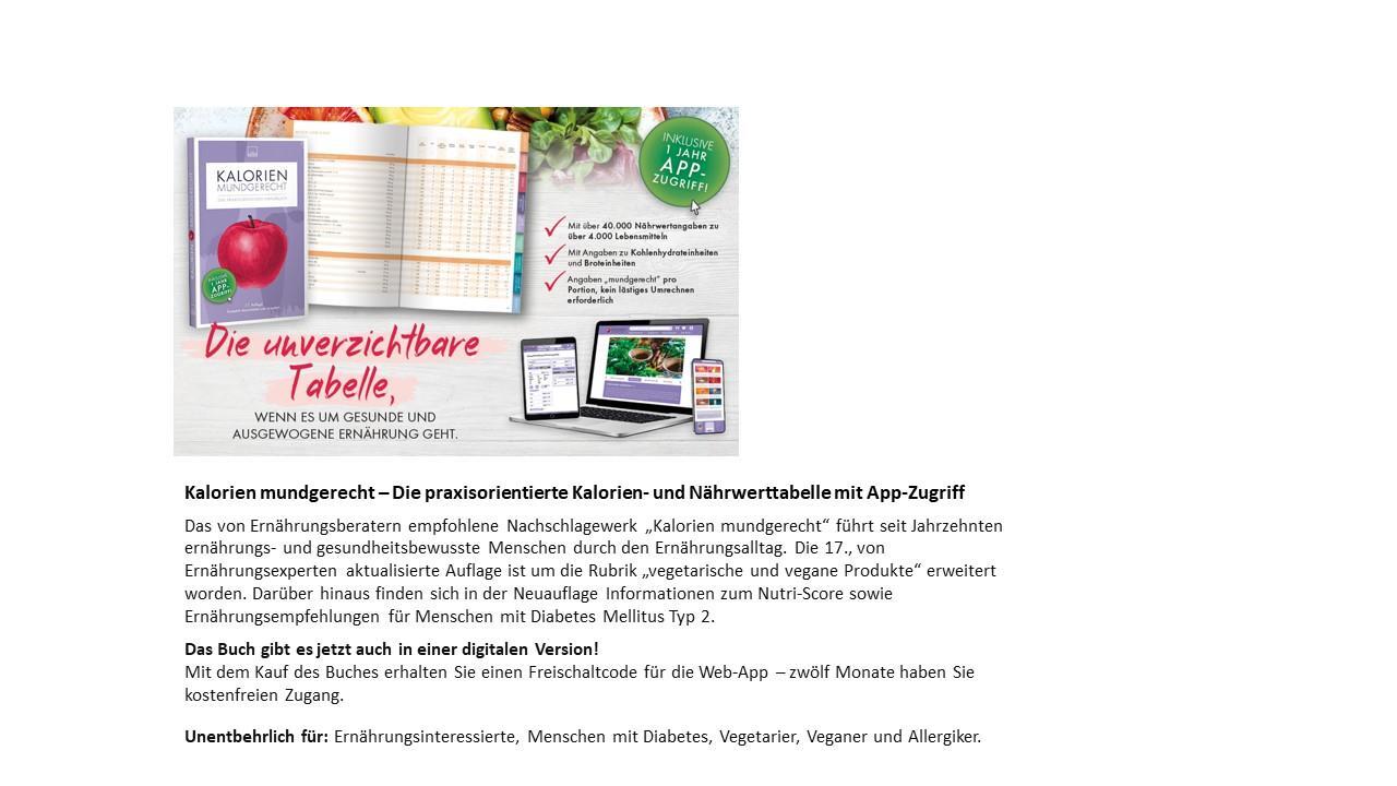 Bild: 9783930007615 | Kalorien mundgerecht | Nestlé Deutschland Ag | Taschenbuch | 328 S.