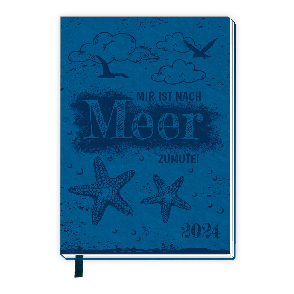 Cover: 4251901505408 | Trötsch Taschenkalender A6 Soft Touch Maritim 2024 | Co.KG | Kalender