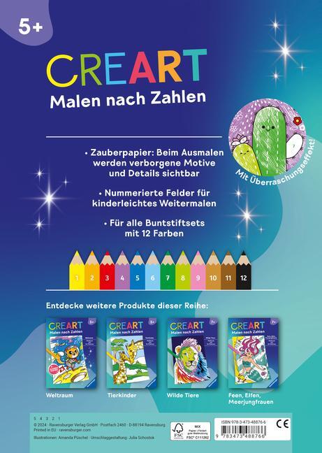 Bild: 9783473488766 | Ravensburger CreArt Malen nach Zahlen ab 5: Kawaii Süße Freunde,...