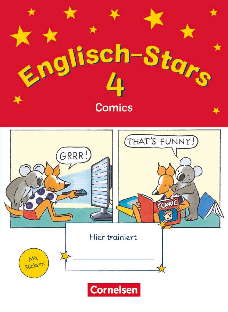 Cover: 9783637015098 | Englisch-Stars 4. Schuljahr. Übungsheft Comics | Mit Lösungen | Buch