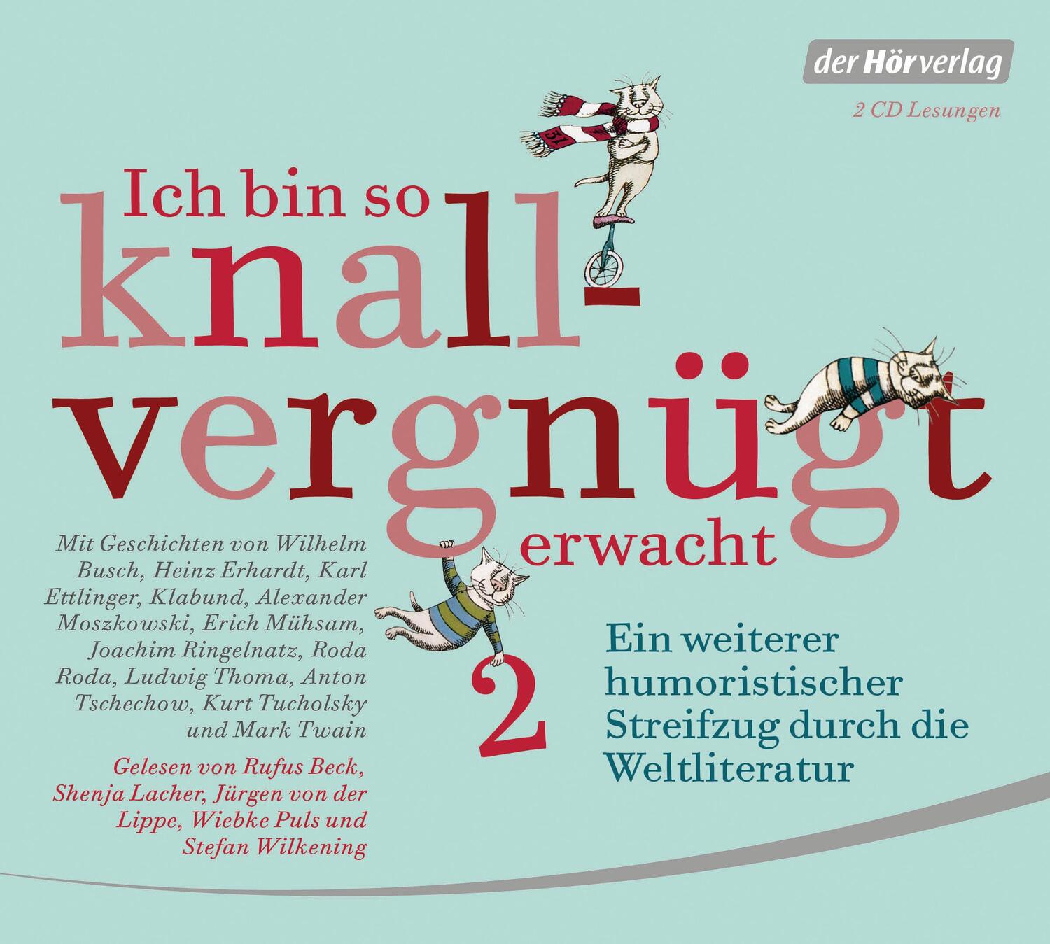 Cover: 9783844532616 | Ich bin so knallvergnügt erwacht 2 | Wilhelm Busch (u. a.) | Audio-CD