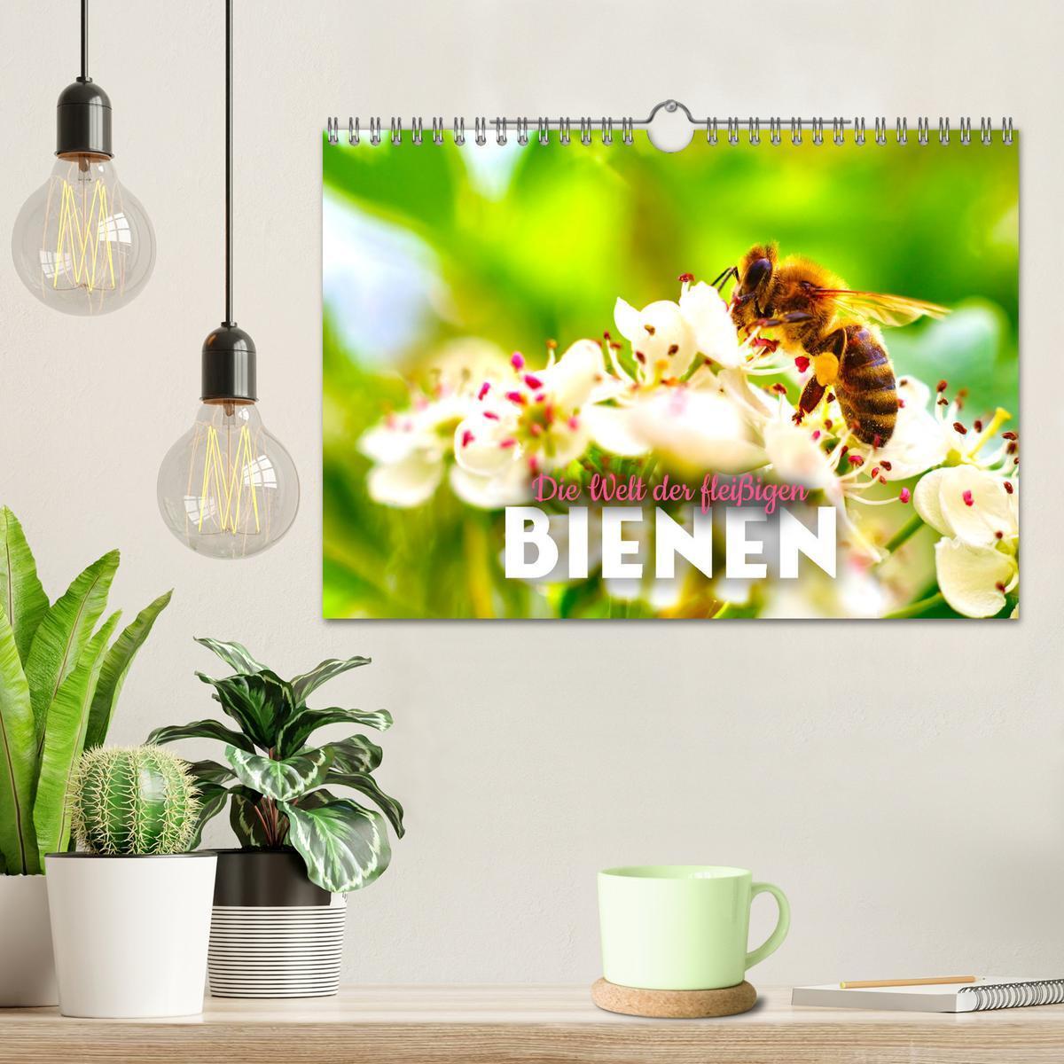 Bild: 9783383927485 | Die Welt der fleißigen Bienen (Wandkalender 2025 DIN A4 quer),...