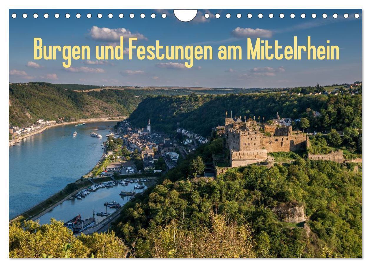 Cover: 9783675897212 | Burgen und Festungen am Mittelrhein (Wandkalender 2024 DIN A4...