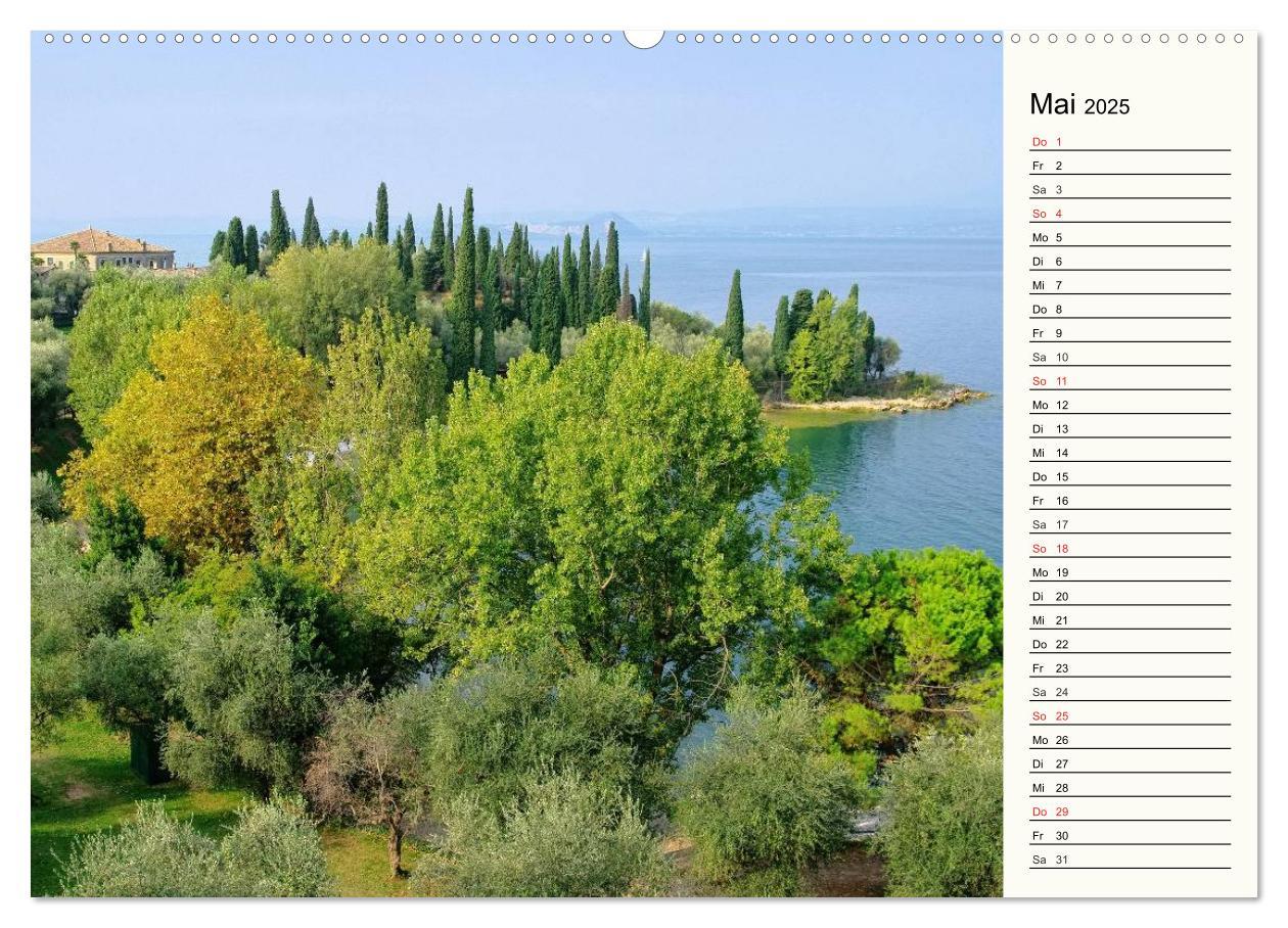 Bild: 9783435530458 | Gardasee (Wandkalender 2025 DIN A2 quer), CALVENDO Monatskalender