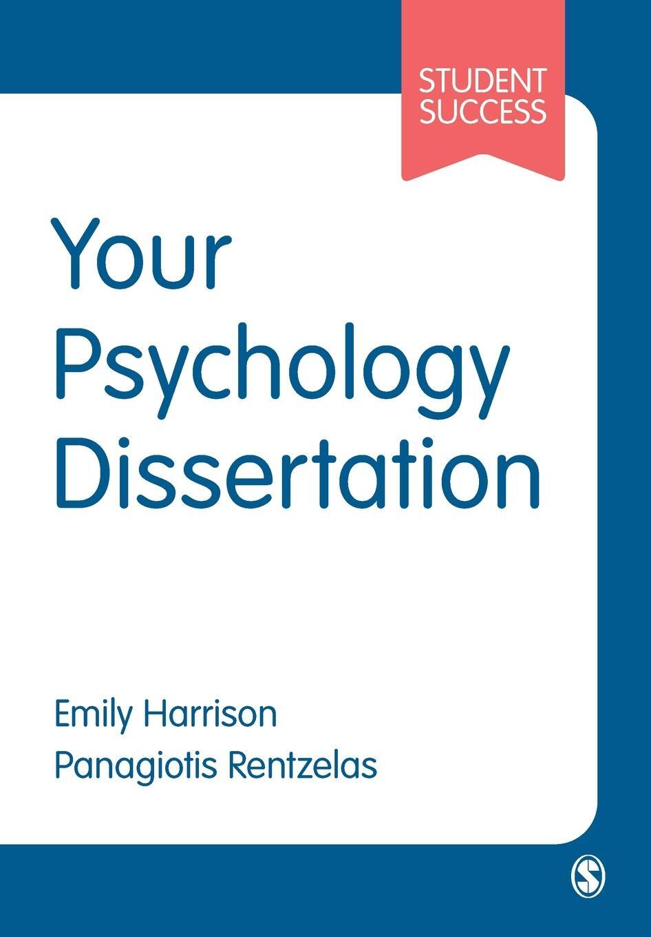 Cover: 9781526497284 | Your Psychology Dissertation | Emily Harrison | Taschenbuch | Englisch