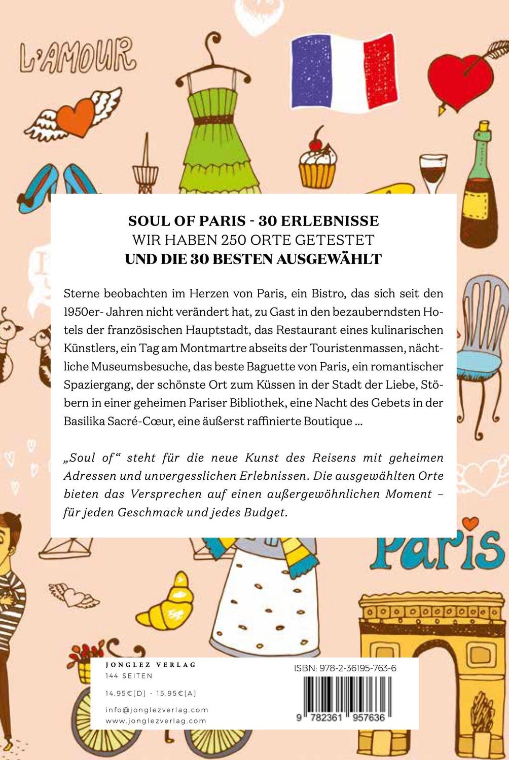 Rückseite: 9782361957636 | Soul of Paris | 30 Erlebnisse | Thomas Jonglez | Taschenbuch | 144 S.