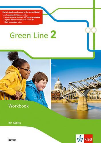 Cover: 9783128030258 | Green Line 2. Workbook mit Audios 6. Schuljahr. Ausgabe Bayern ab 2017