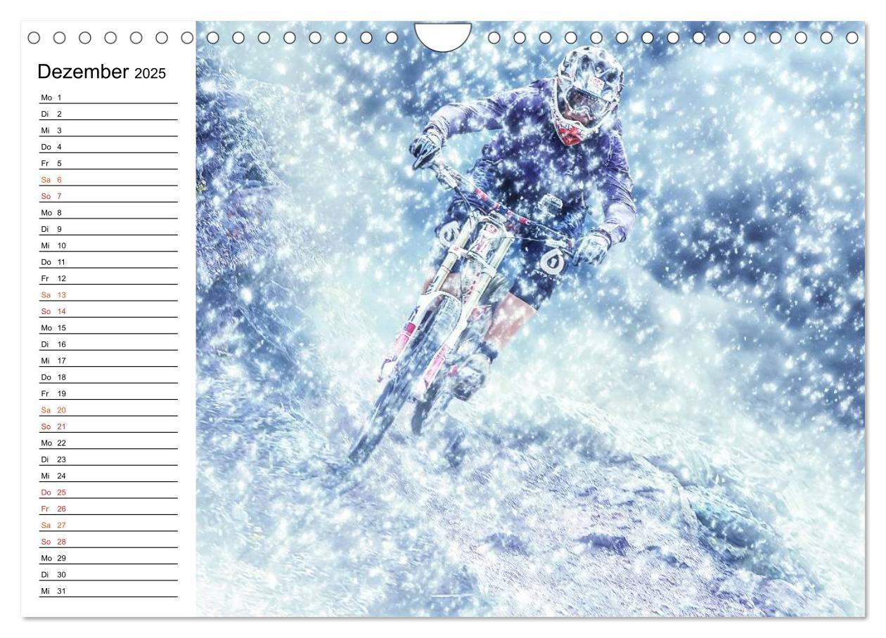 Bild: 9783435488247 | Mountainbike Trails (Wandkalender 2025 DIN A4 quer), CALVENDO...