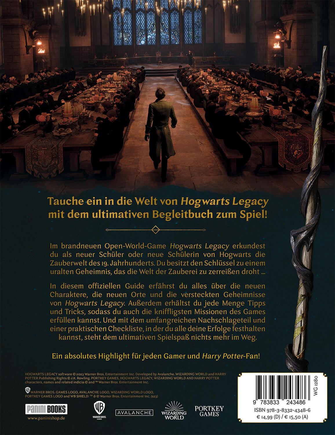 Rückseite: 9783833243486 | Hogwarts Legacy - Der offizielle Guide zum Spiel | Kate Lewis (u. a.)