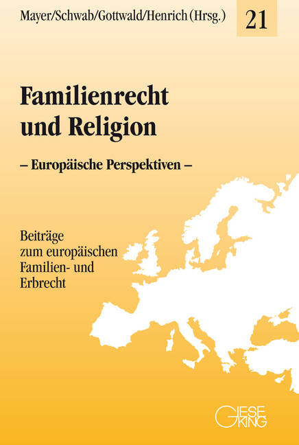 Cover: 9783769412222 | Familienrecht und Religion | Europäische Perspektiven | Mayer (u. a.)