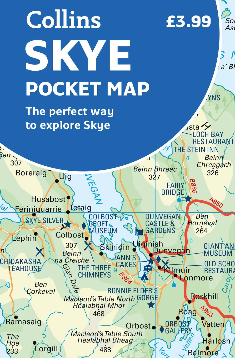 Cover: 9780008492595 | Skye Pocket Map | The Perfect Way to Explore Skye | Collins Maps