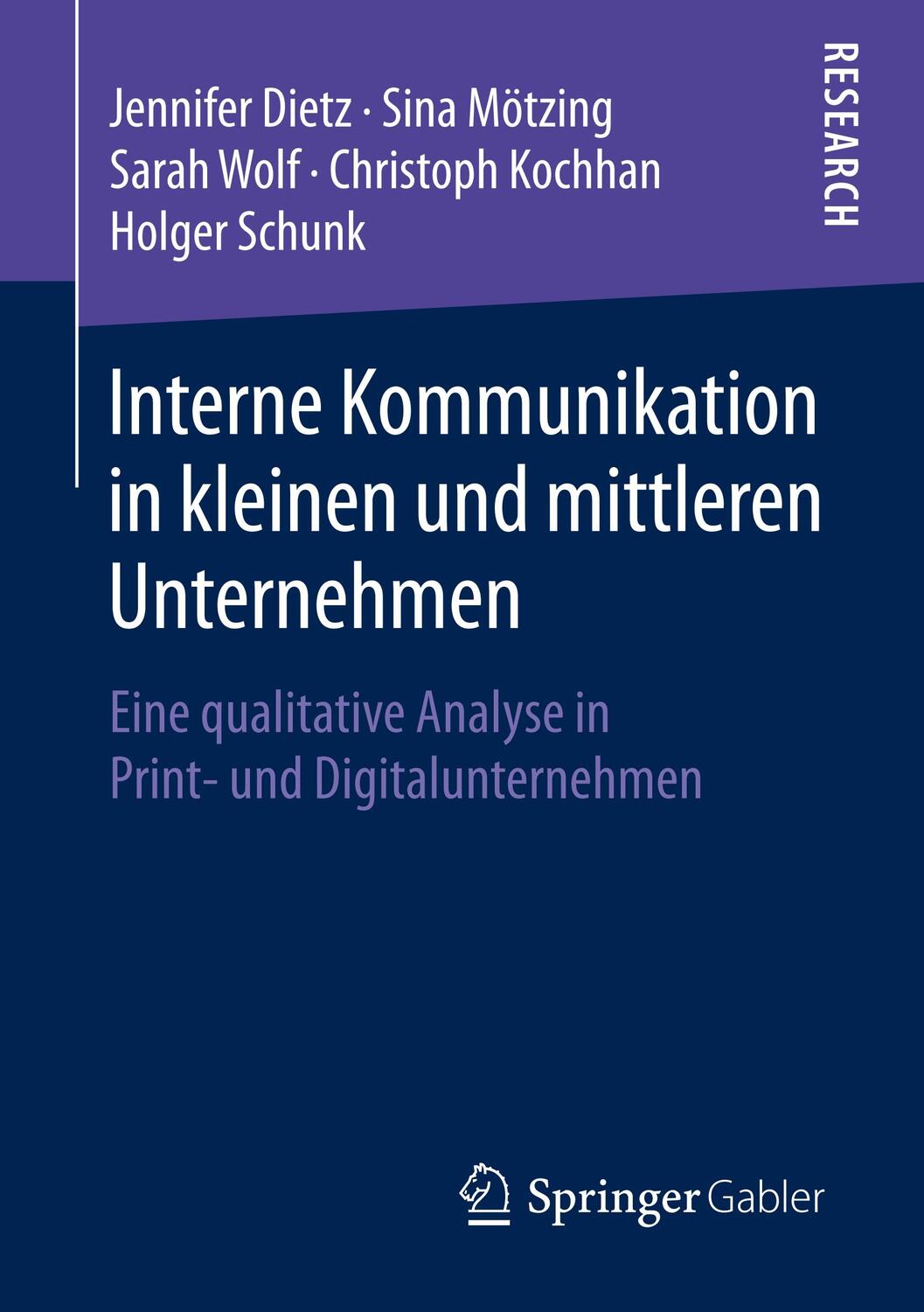 Cover: 9783658245511 | Interne Kommunikation in kleinen und mittleren Unternehmen | Buch