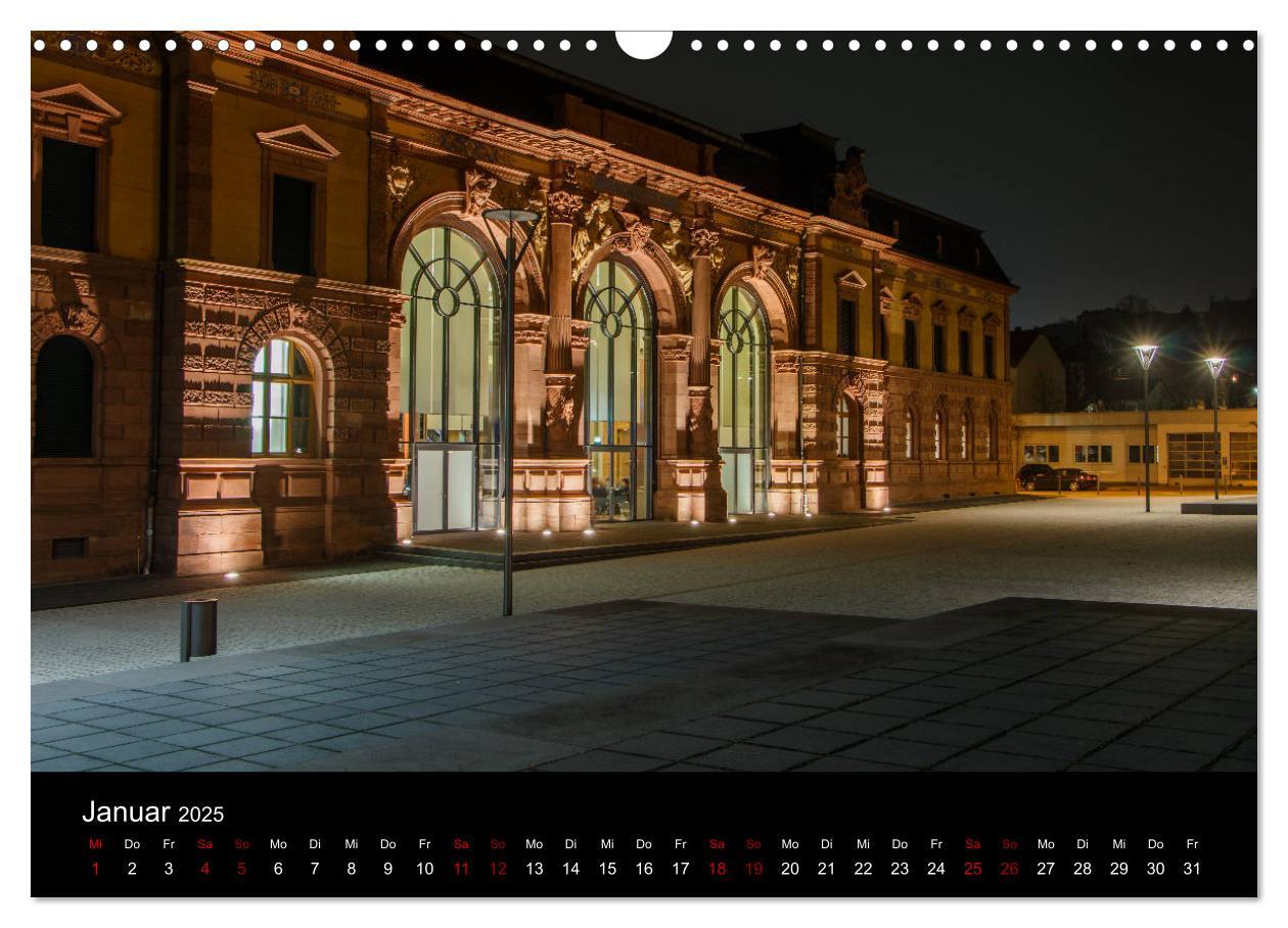 Bild: 9783435387625 | Pirmasens bei Nacht (Wandkalender 2025 DIN A3 quer), CALVENDO...