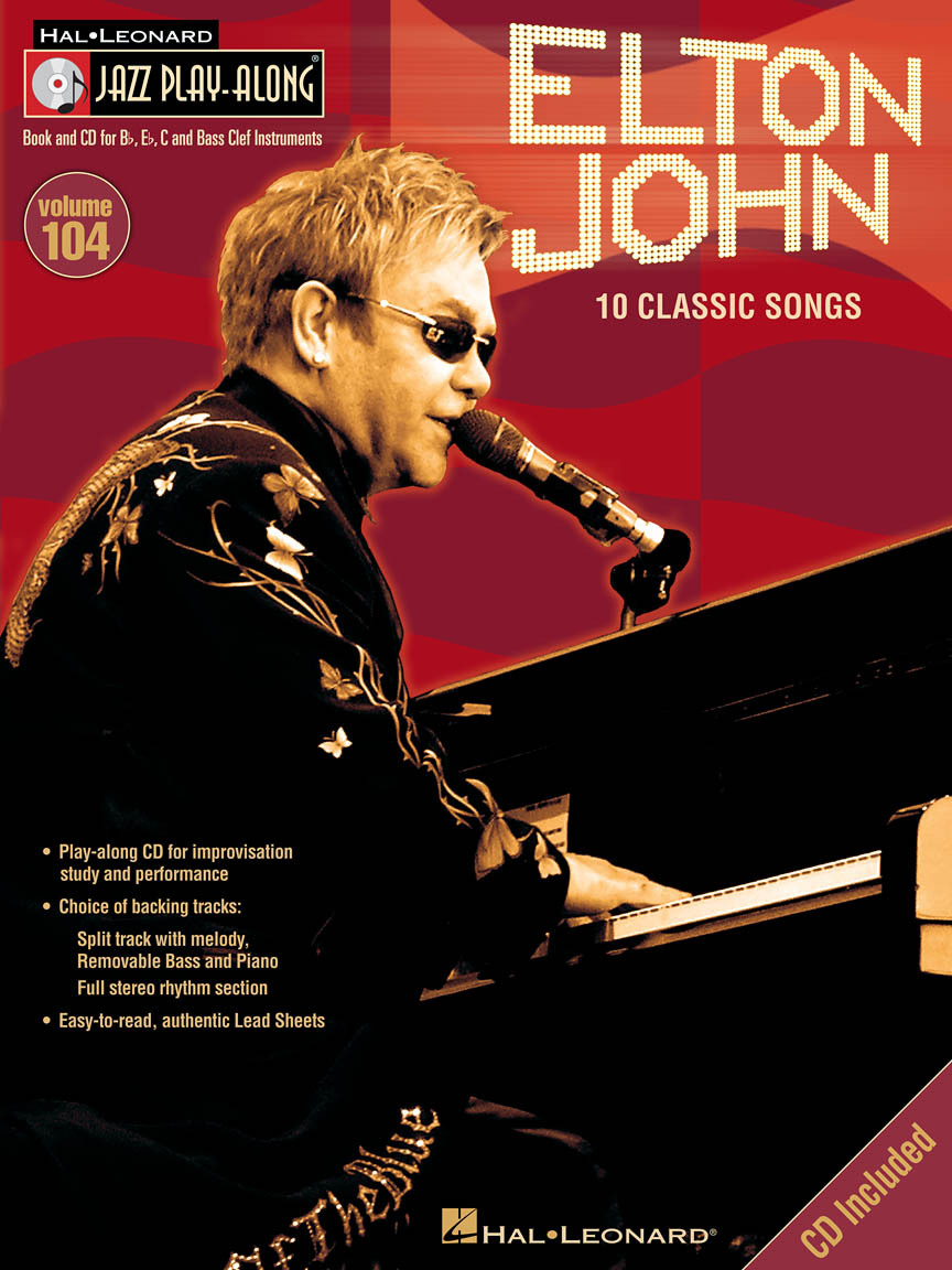 Cover: 884088283308 | Elton John | Jazz Play-Along Volume 104 | Jazz Play Along | Buch + CD