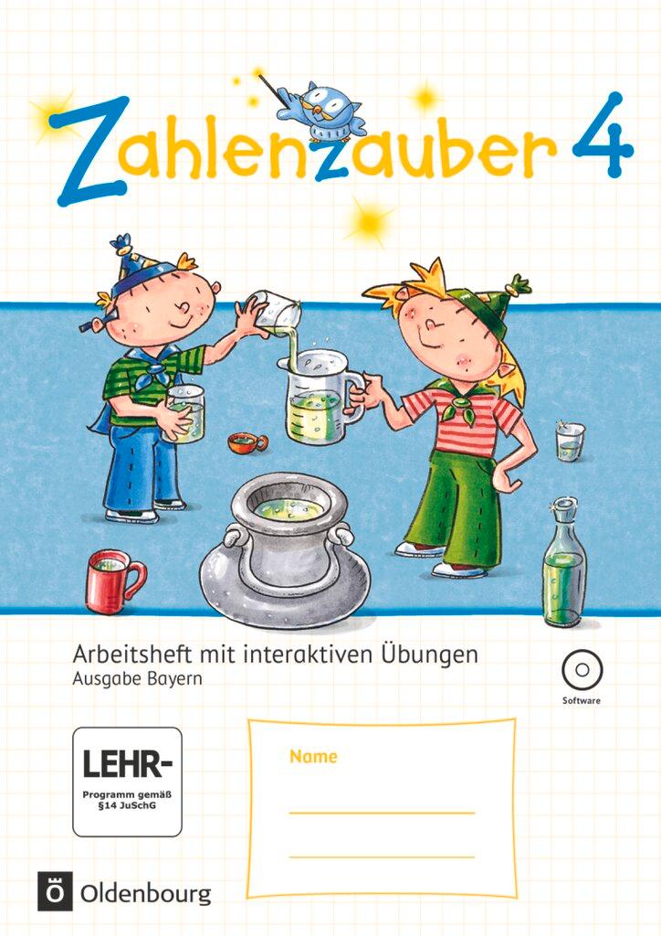 Cover: 9783637017795 | Zahlenzauber 4. Jahrgangsstufe - Arbeitsheft mit interaktiven...